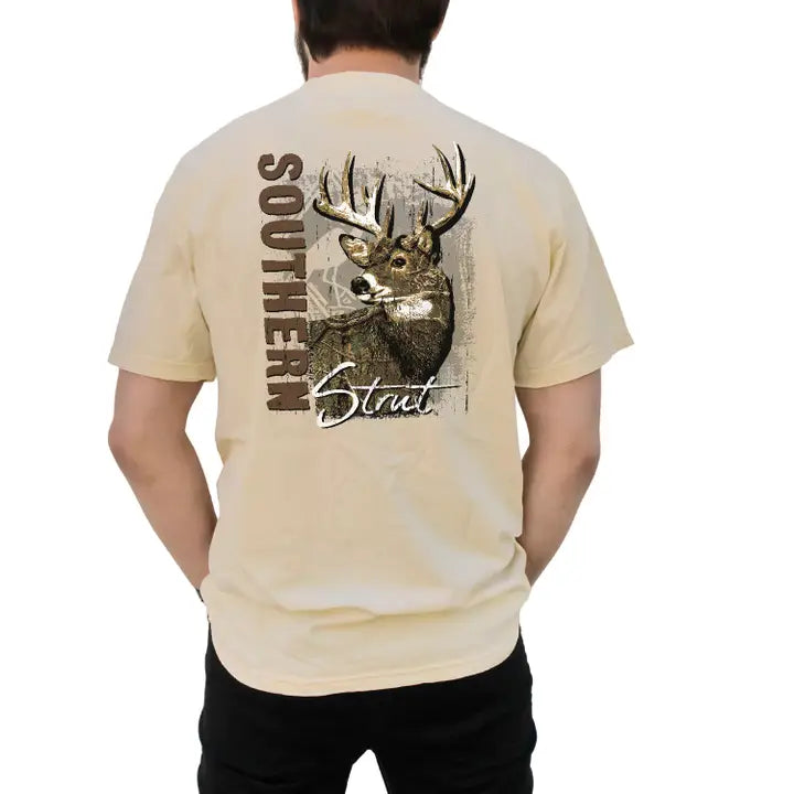 Camo Buck Ivory T-Shirt