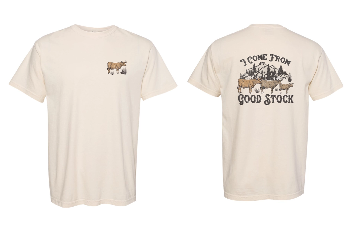 I Come from Good Stock Kids Western Graphic T-Shirt