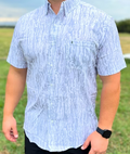 White Camo Button Up