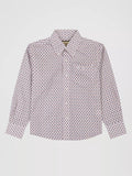 Boy's Classic Button-Down Print Shirt