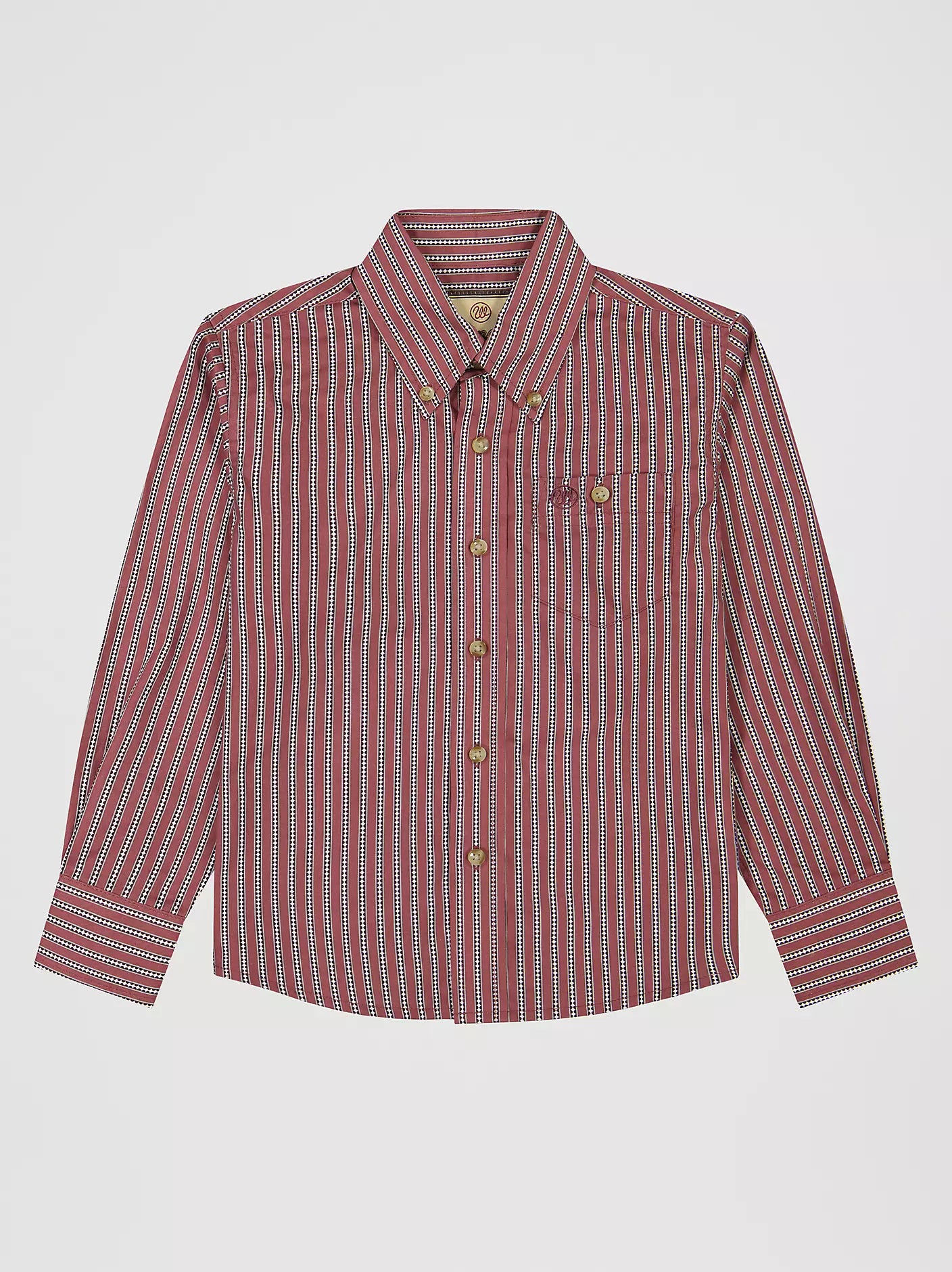 Boy's Classic Button-Down Print Shirt