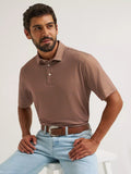 Wrangler All Terrain Gear Men's Performance Polo Shirt 112382491 Argon Oil Ditsy