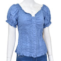 Floral Eyelet S/S top
