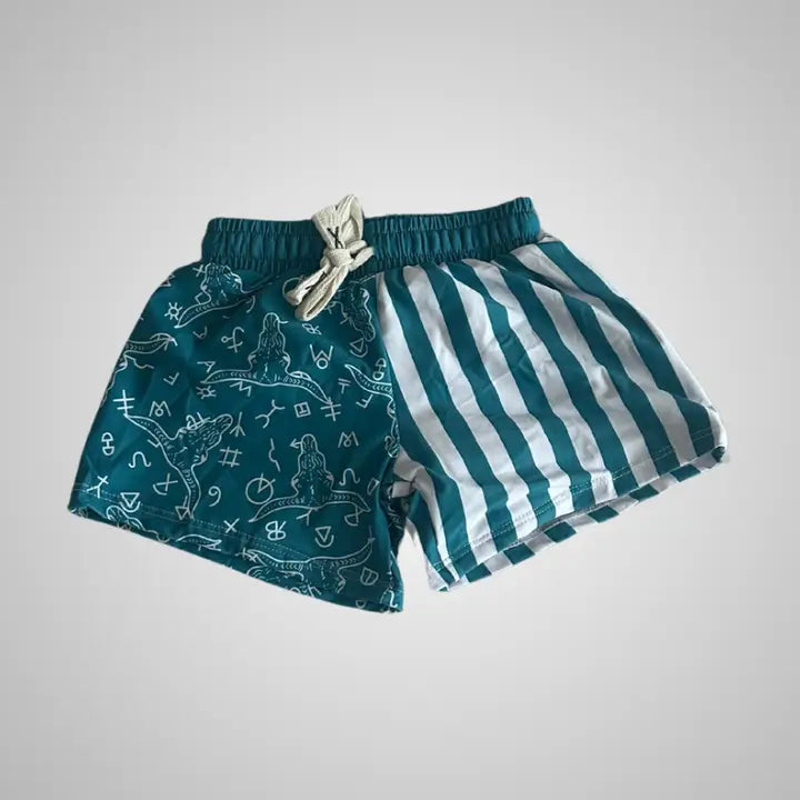 Wild West Turquoise Swimtrunks