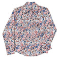 Youth Girls' Cowgirl Hardware Pink Bouquet Floral Pearl Snap Shirt