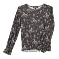 Youth Girls’ Cowgirl Hardware Buck N’ Boots Long-Sleeve Crew Top