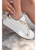 Leopard Print Glitter Shoes