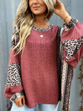 Wine Crew-Neck Baggy Hoodie