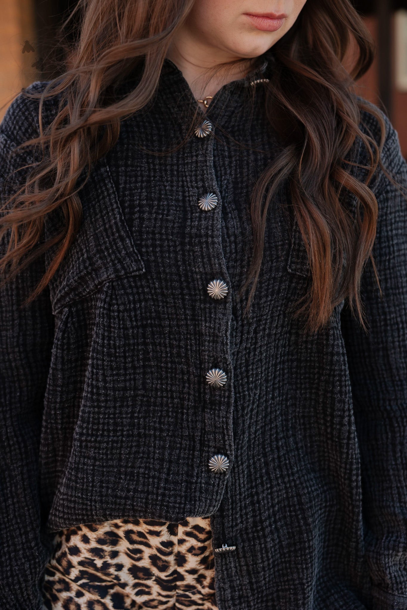 2 Fly Co Acres Button Up in Midnight view 2