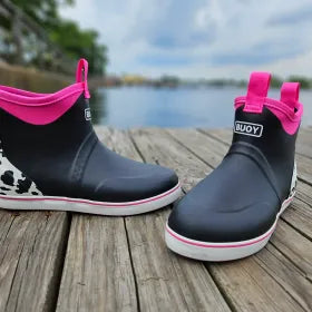 Women's Black/Pink Cow