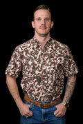 Ferrell Camo Lite Short Sleeve Snap