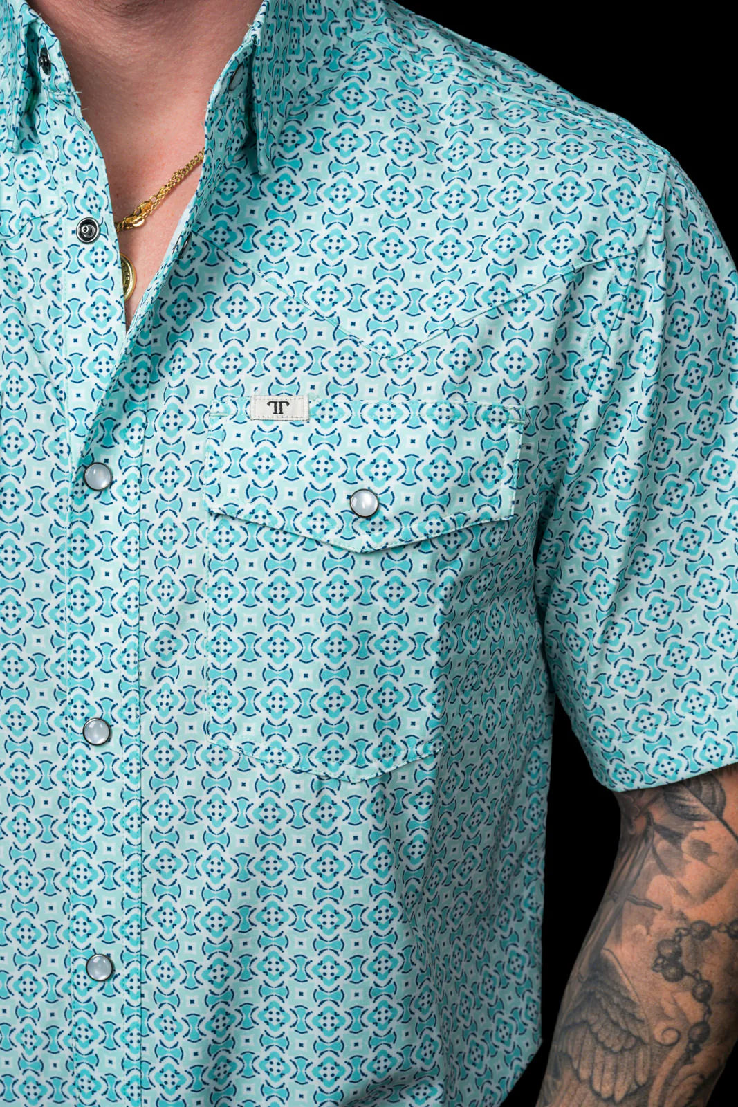 The Pierce Pearl Snap Shirt