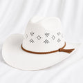 Braided Western Cowboy Hat Band with Tassel