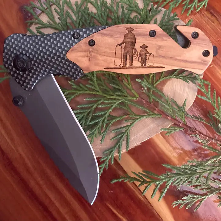 Dad/Son Cowboys Knife