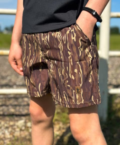 Youth Brown Camo Shorts