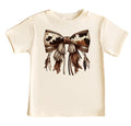 Western Coquette Bow with Feathers and Tassels Girls Te