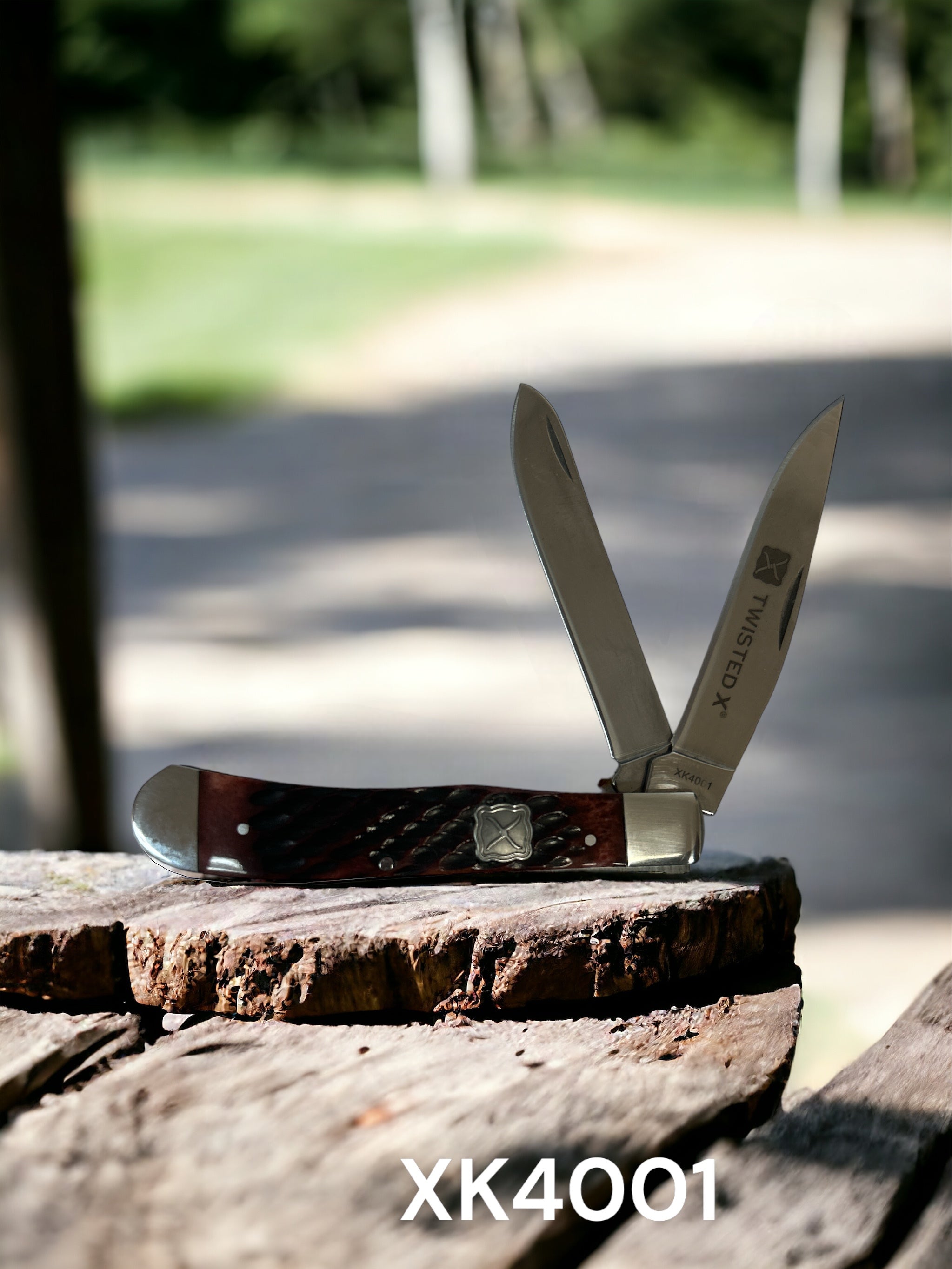 Twisted X XK4001 Root Beer Folding Knife
