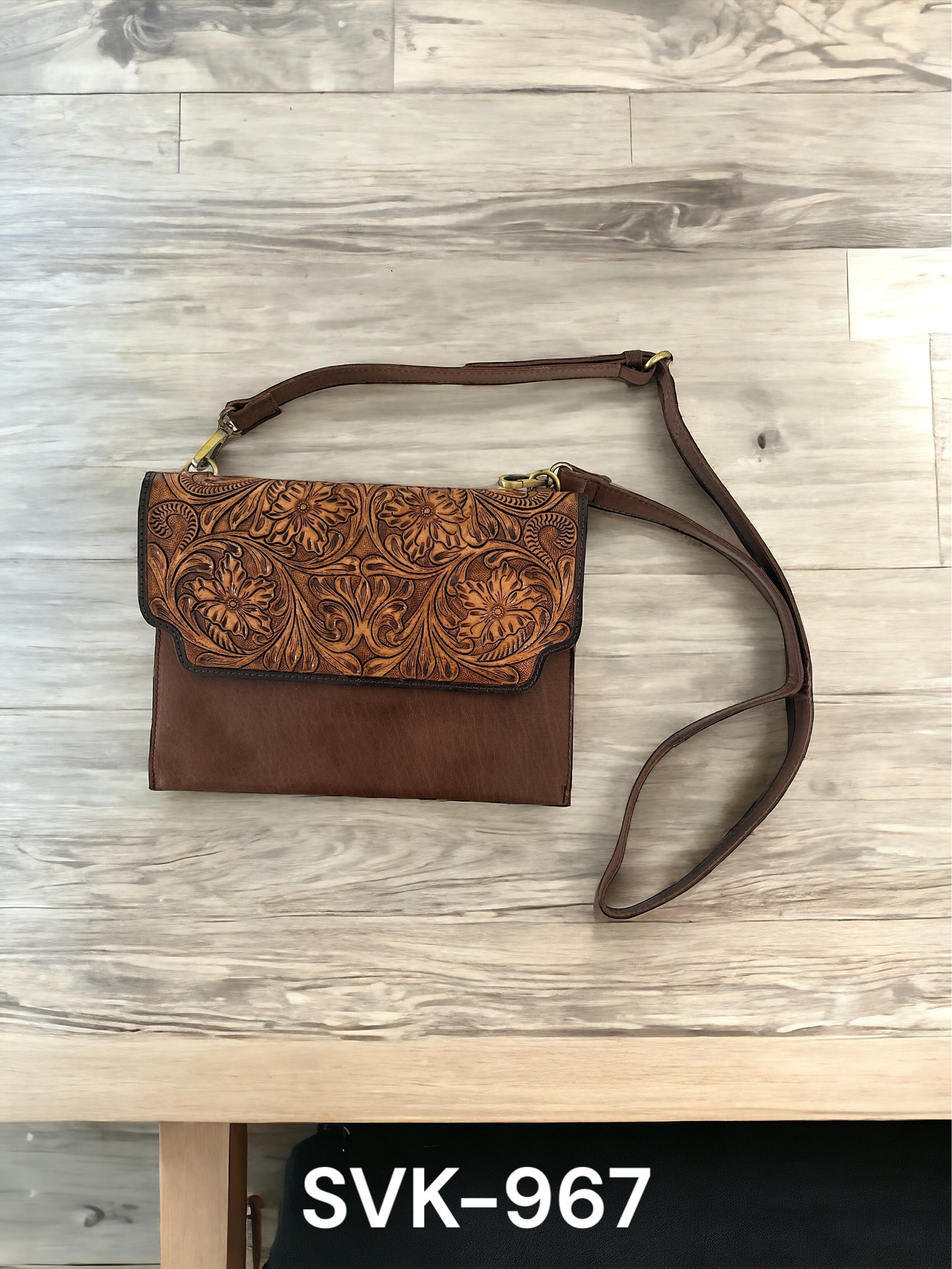 SVK-967 - Tooled Handbag