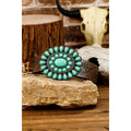 Turquoise Stone Leather Belt