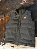 Men's Insulated Vest - Black/Tan