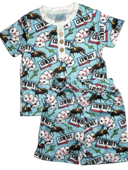 Vegas Cowboy Boys Pjs
