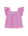 Checker Fashion Top