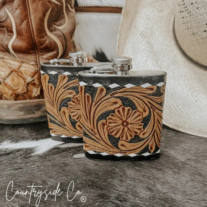 Legend Leather Flask