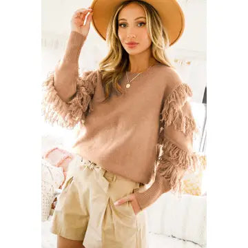Tassel Knitted Sweater