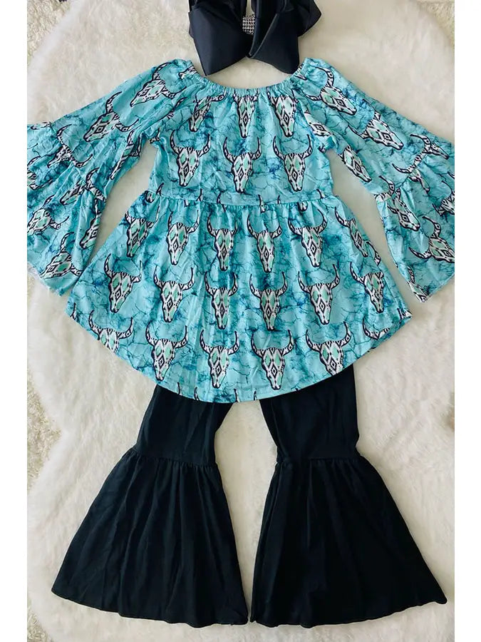 Turquoise Aztec Bull Sets