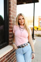 CLOUD BASIC SNUG TEE *BLUSH