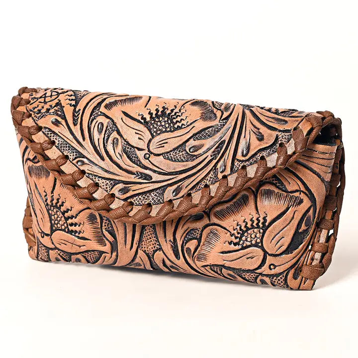 Tooled Leather Sunglass Case