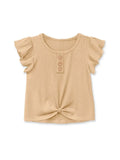 Ribbed Fashion Top w/ Front Knot