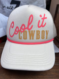Local Boy Cool It Cowboy foam trucker hat
