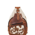 Cowhide Messenger Sling Bag