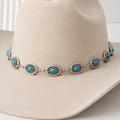 Turquoise Concho Western Cowboy Hat Band