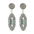 Sunny Trail Silver-Tone Earrings