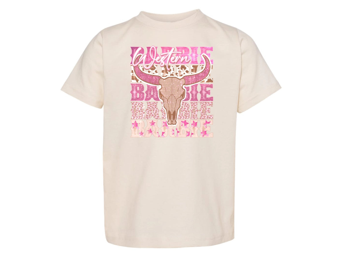 Girl Western Barbie T-Shirts