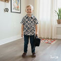 Western Checkerboard Button Up by TwoCan
