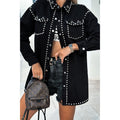 Retro Street Rivet Loose Denim Jacket