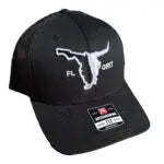 Black Richardson Trucker Embroidered Bull