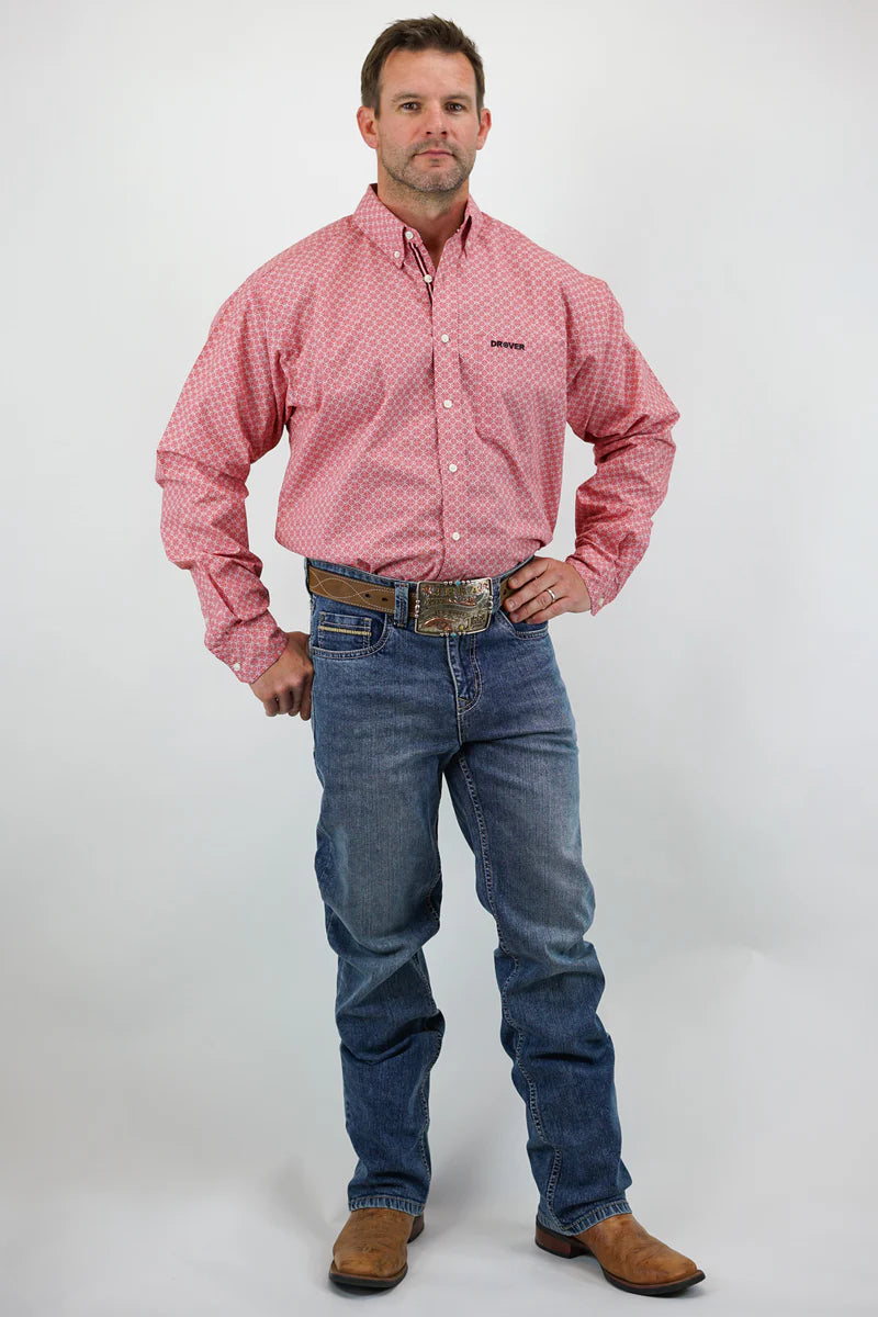 Drover Bunkhouse D142 Mid-Wash Relaxed Bootcut Jeans