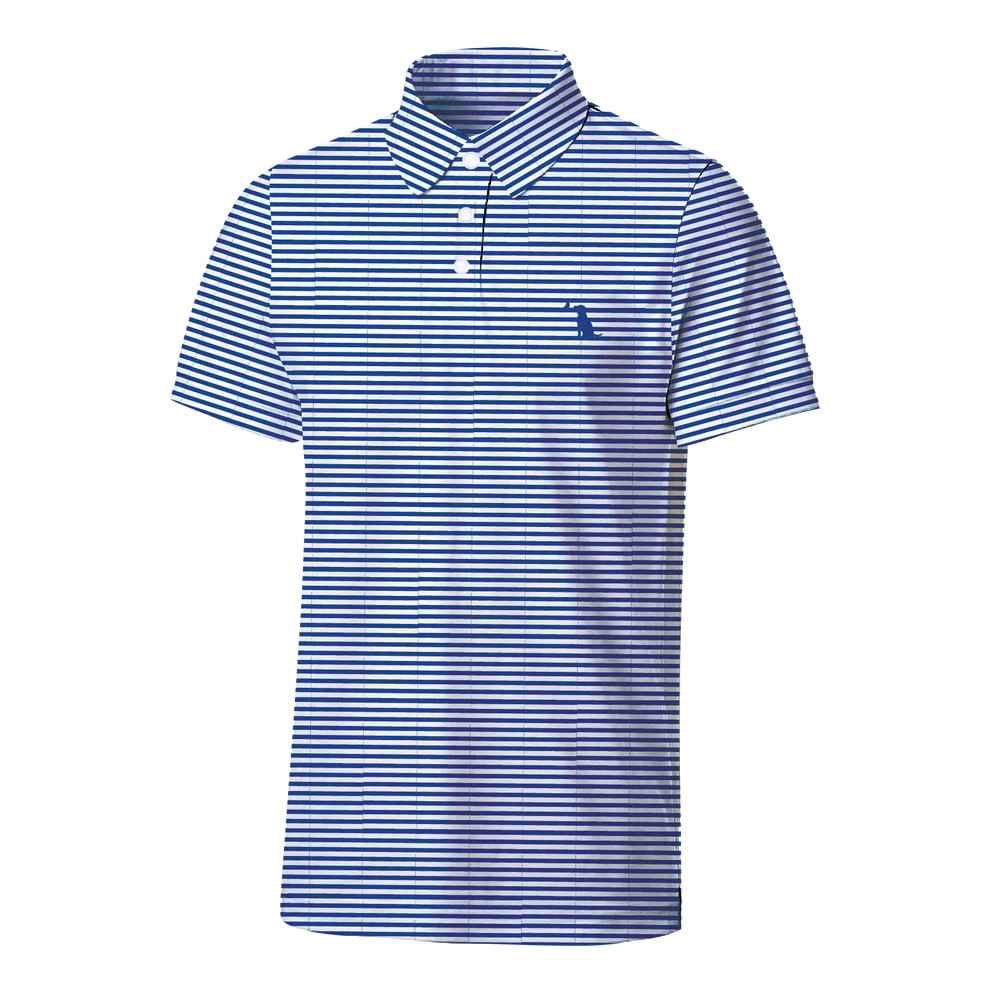 Local Boy Collegiate Palms Polo in Blue and White