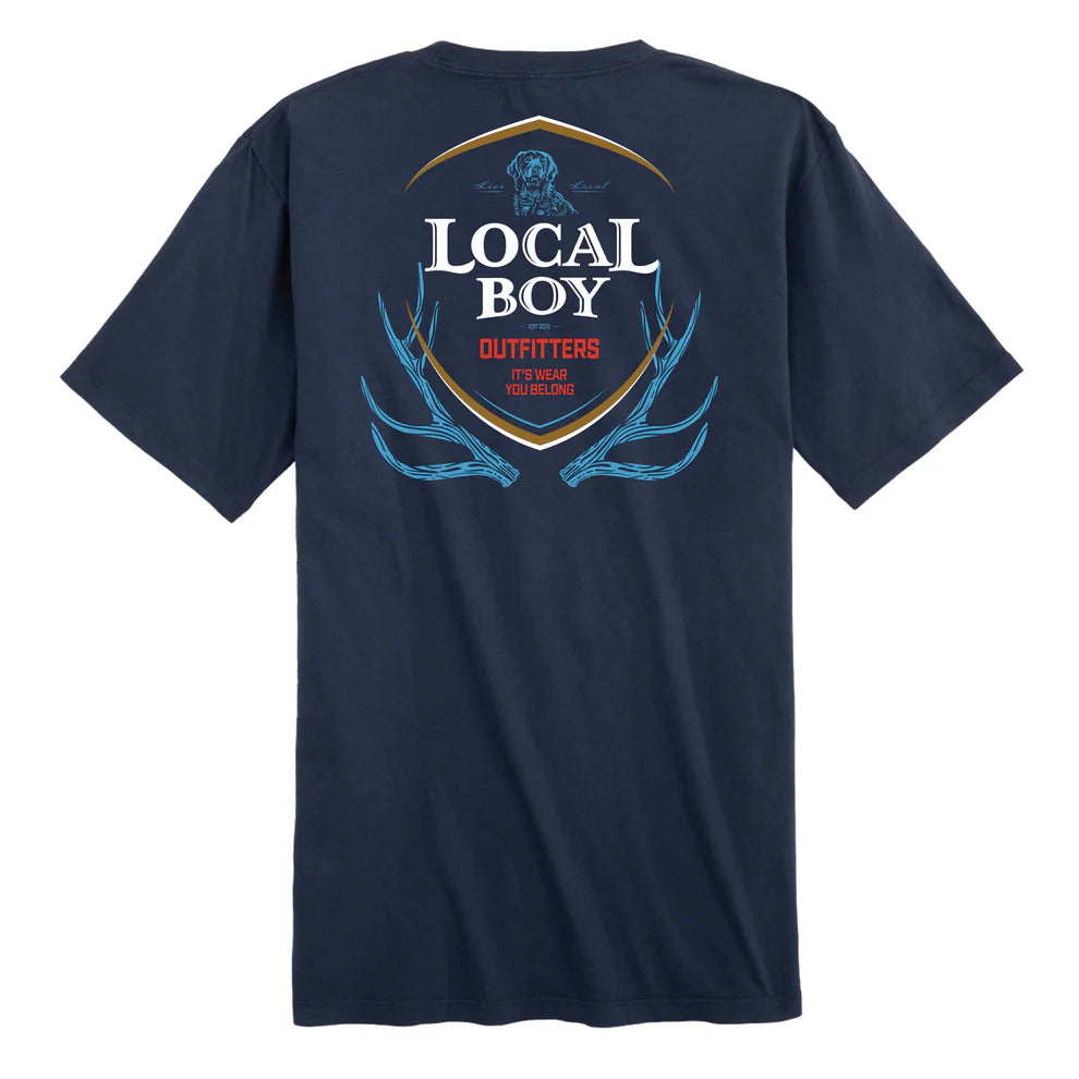 Local Boy Founding Fathers T-Shirt in China Blue