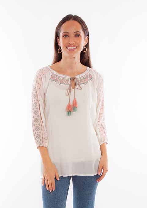 Tie Front Pullover