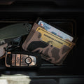 BURLEBO Gauge Camo Credit Card Wallet