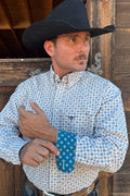 Drover Bronco Long-Sleeve Cotton Western Shirt