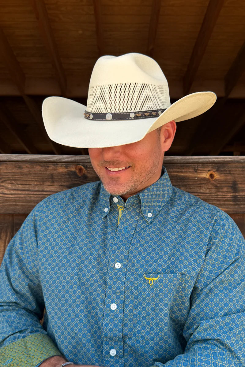 Drover Outrider Long-Sleeve Cotton Western Shirt