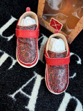 TX Youth Red Tooled Moc