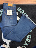 Women's Western Blue W2371-PF dark-wash flare jeans