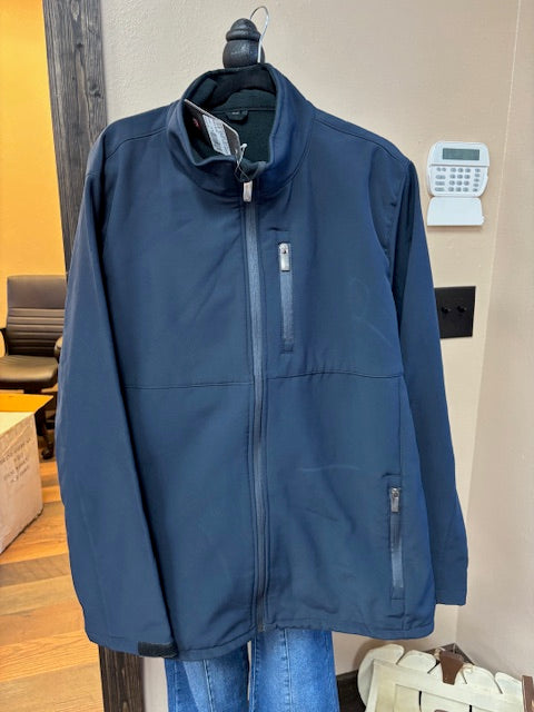 Women's blue western zip-up jacket